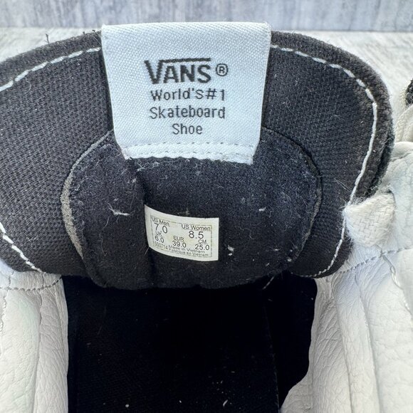 VANS SK8-Hi Lady Vans Azalea Pink True White Women Sneakers Sz 8.5 Mens 7 - Picture 7 of 10